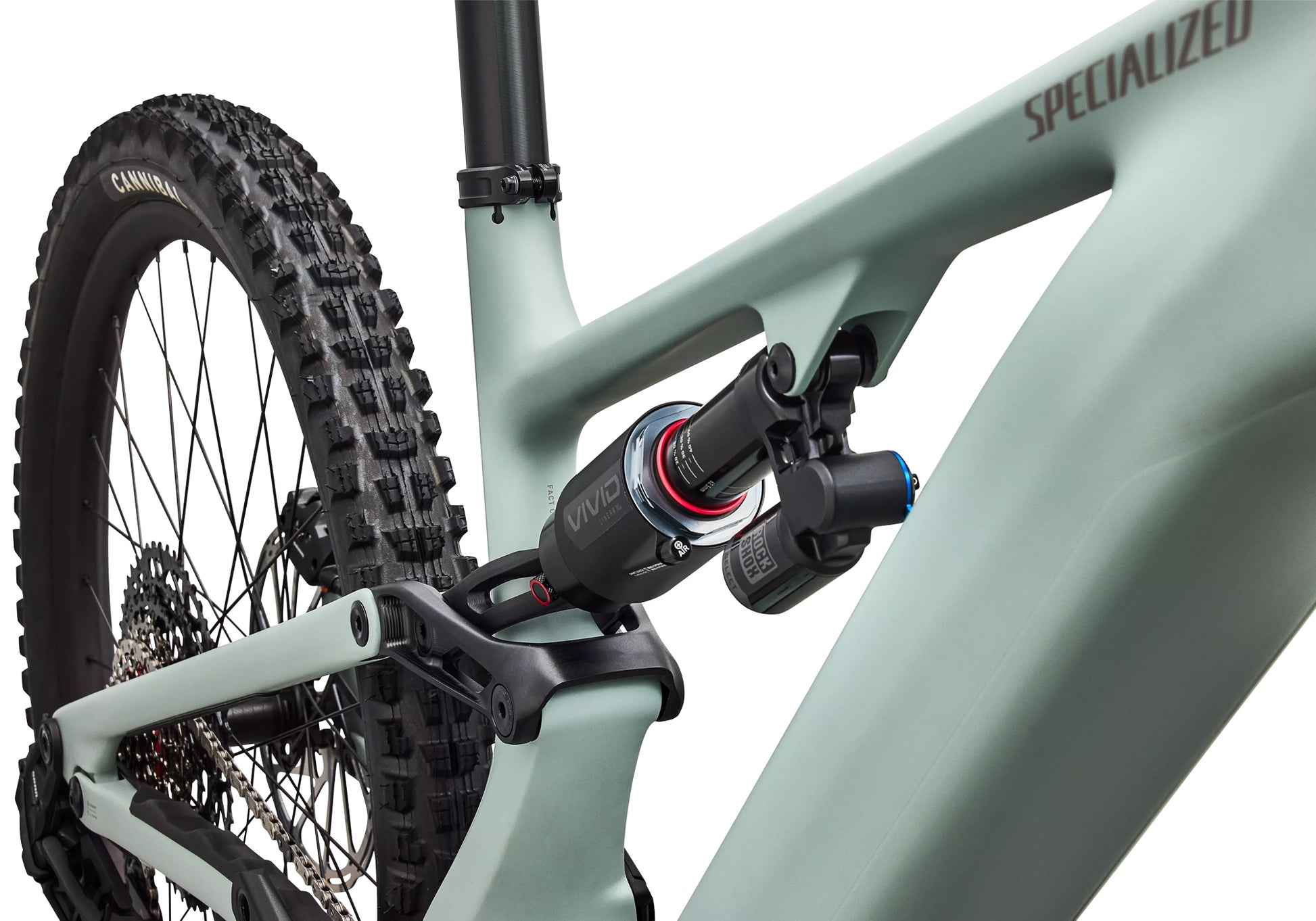 2027 Specialized Turbo Levo 4 Evo Comp Unisex Electric Mountain Bike, Satin Agave Grey image 6
