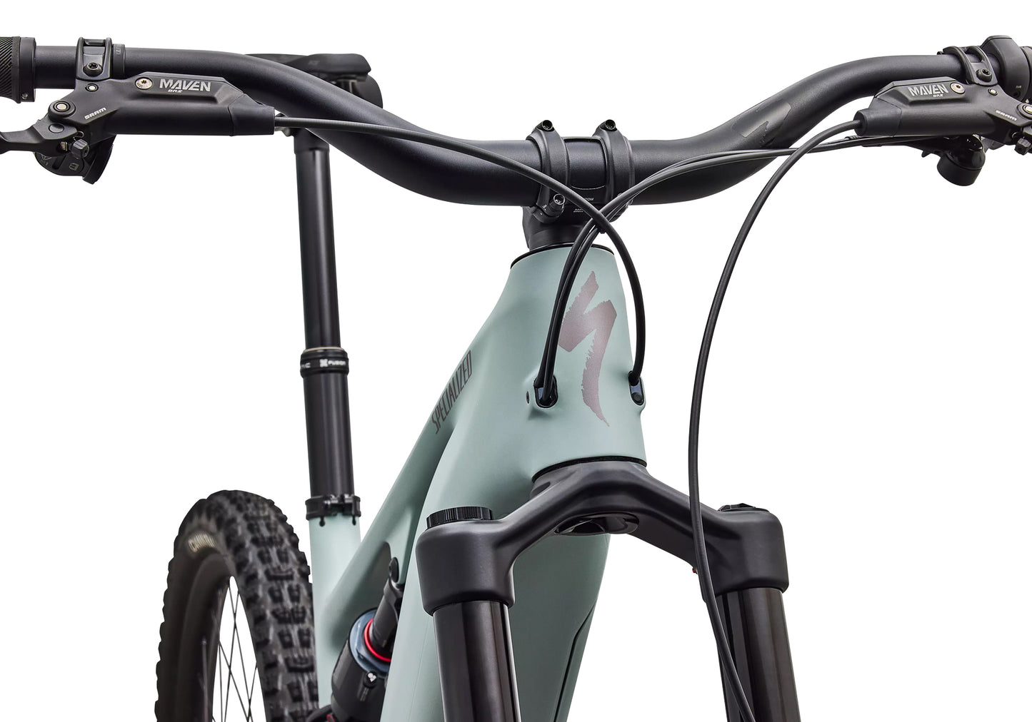 2027 Specialized Turbo Levo 4 Evo Comp Unisex Electric Mountain Bike, Satin Agave Grey image 5