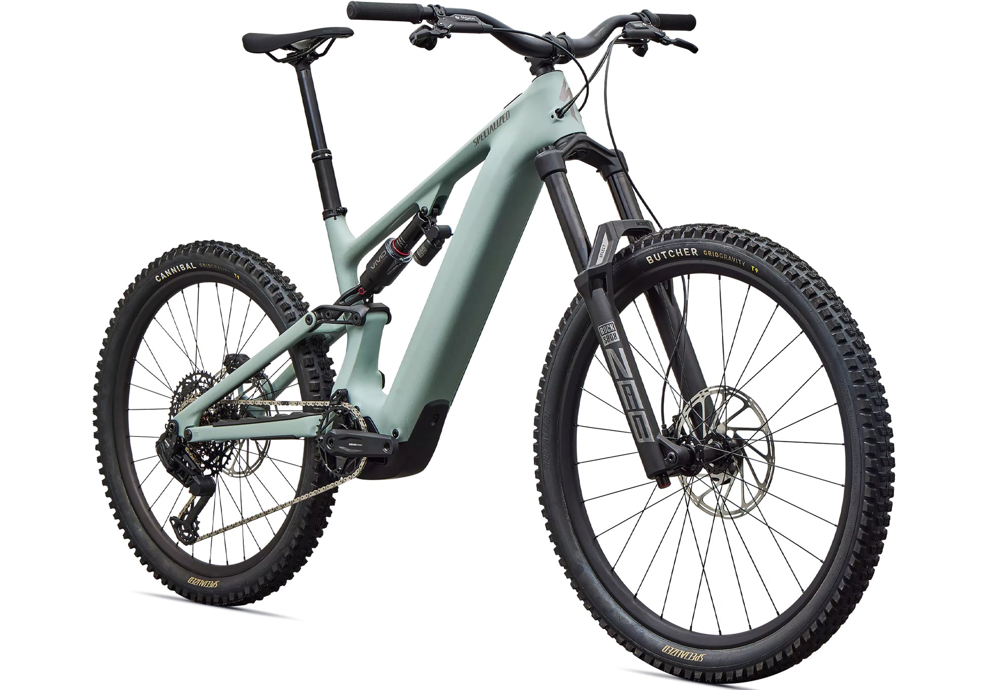 2027 Specialized Turbo Levo 4 Evo Comp Unisex Electric Mountain Bike, Satin Agave Grey image 1