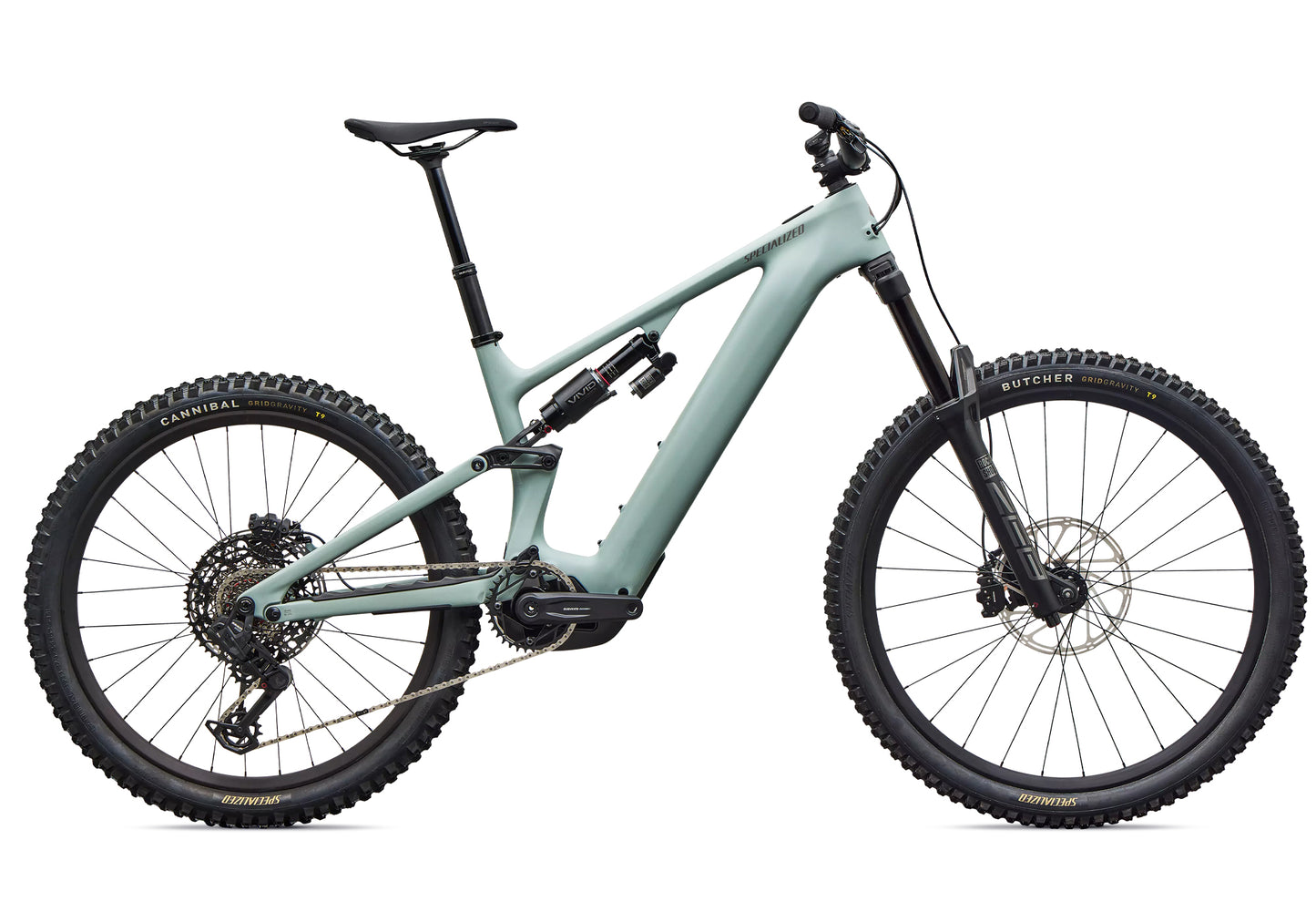 2027 Specialized Turbo Levo 4 Evo Comp Unisex Electric Mountain Bike, Satin Agave Grey image 2