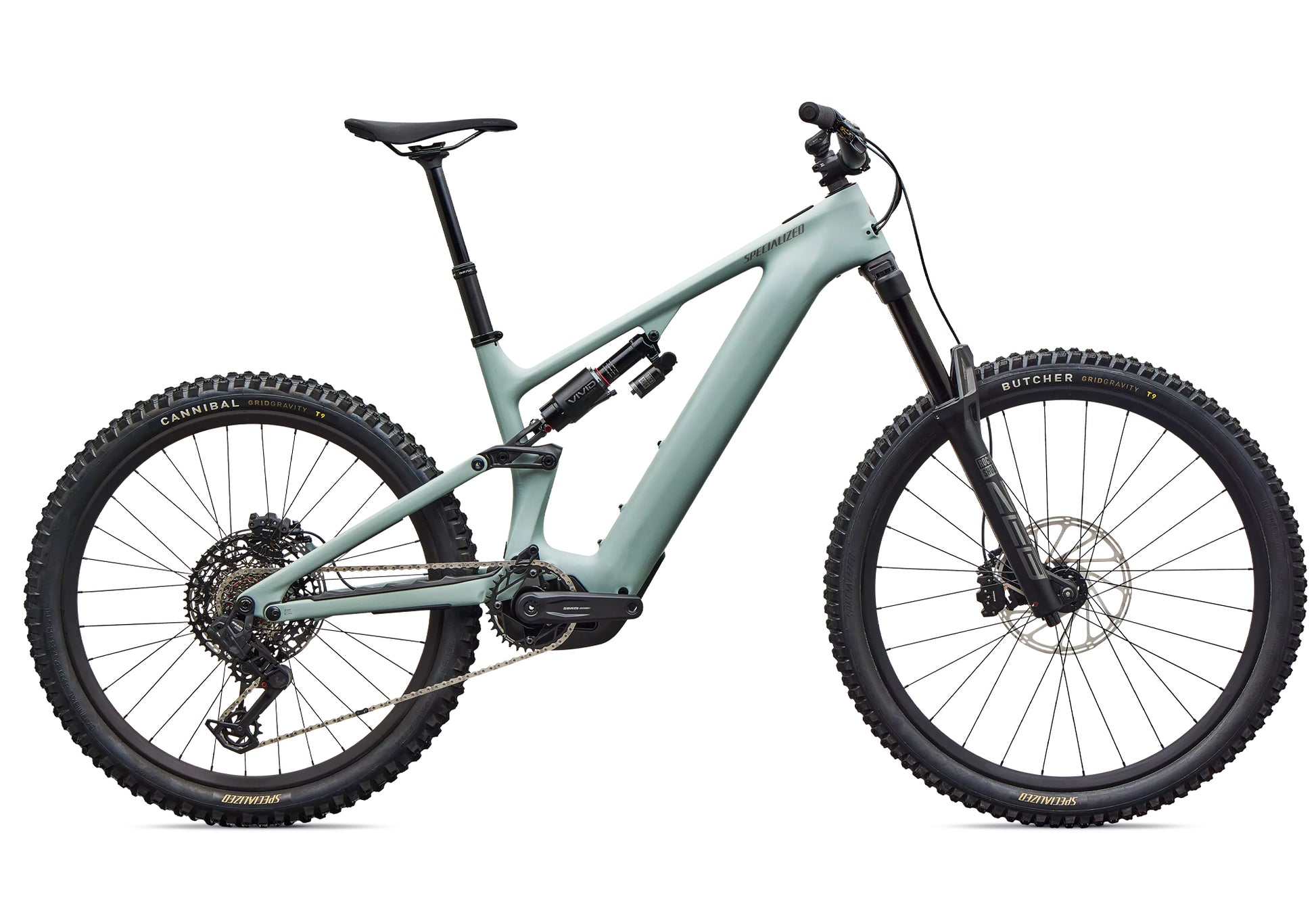 2027 Specialized Turbo Levo 4 Evo Comp Unisex Electric Mountain Bike, Satin Agave Grey image 2