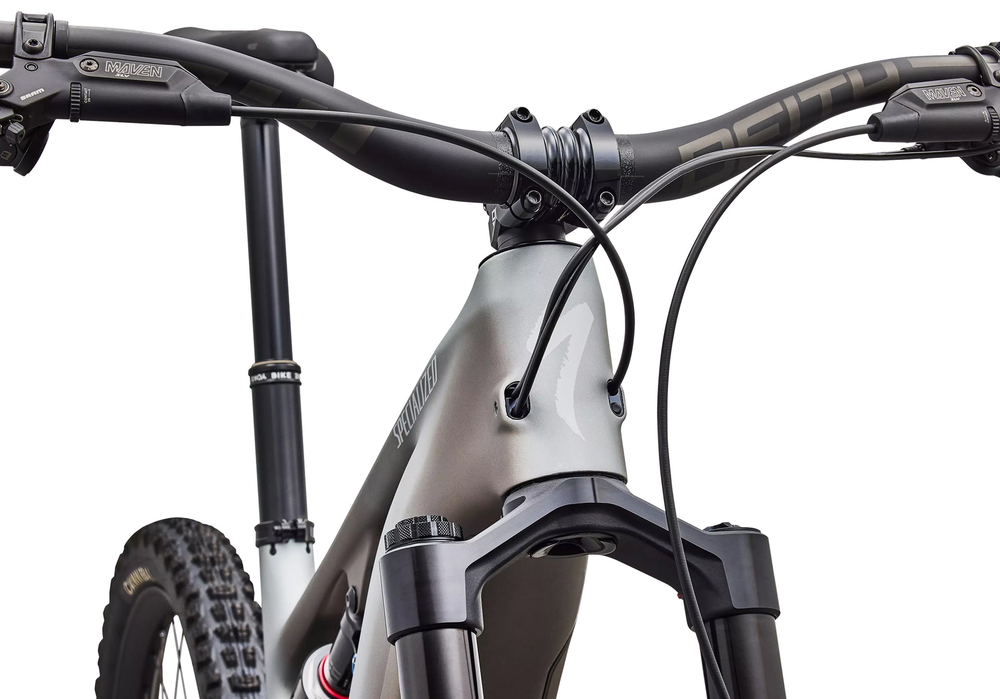 2027 Specialized Turbo Levo 4 EVO Pro Satin Shadow/Silver Dust image 7