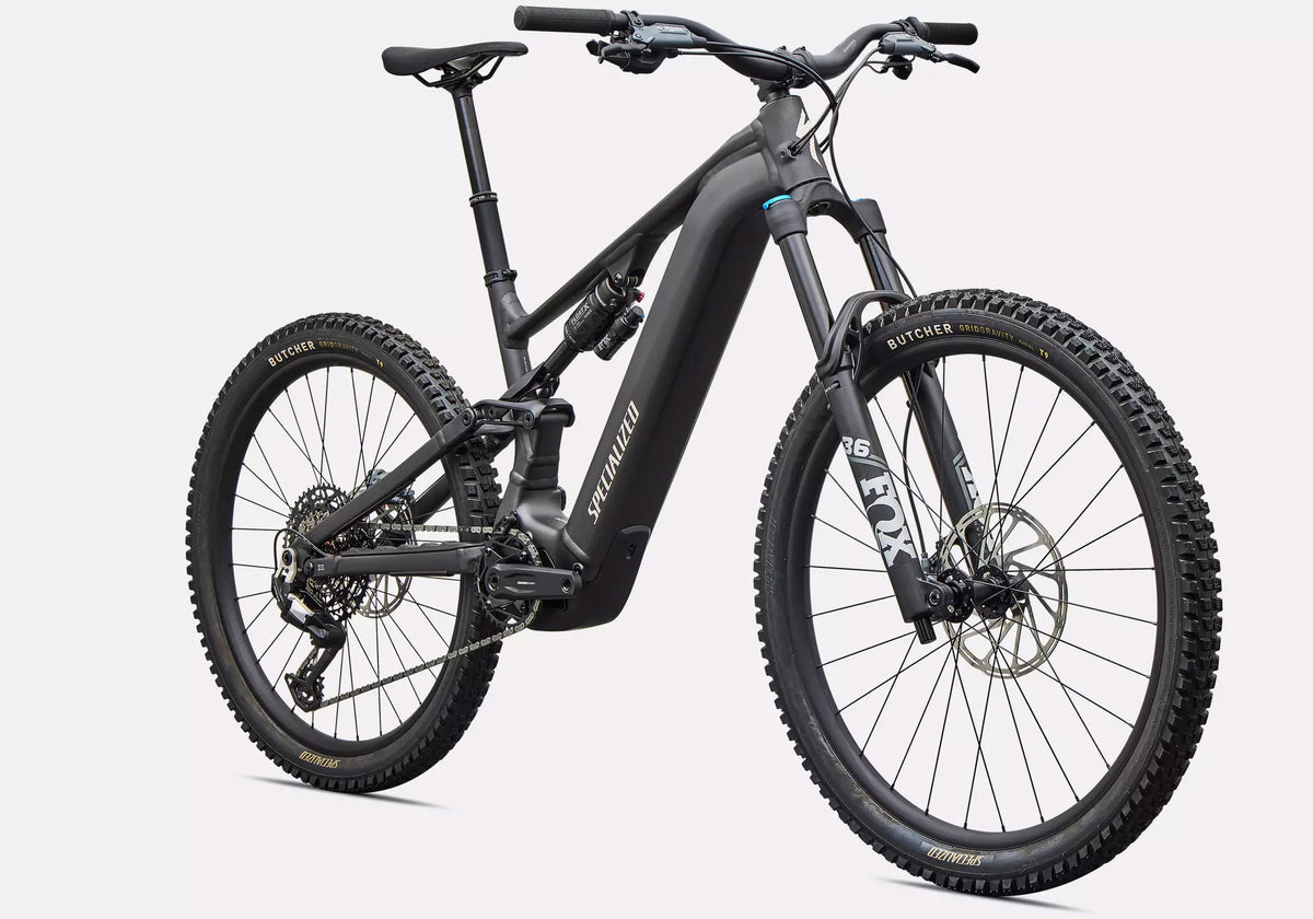 2027 Specialized Turbo Levo 4 Comp Alloy Unisex Electric Mountain Bike - Satin Metallic Obsidian / Birch image 1