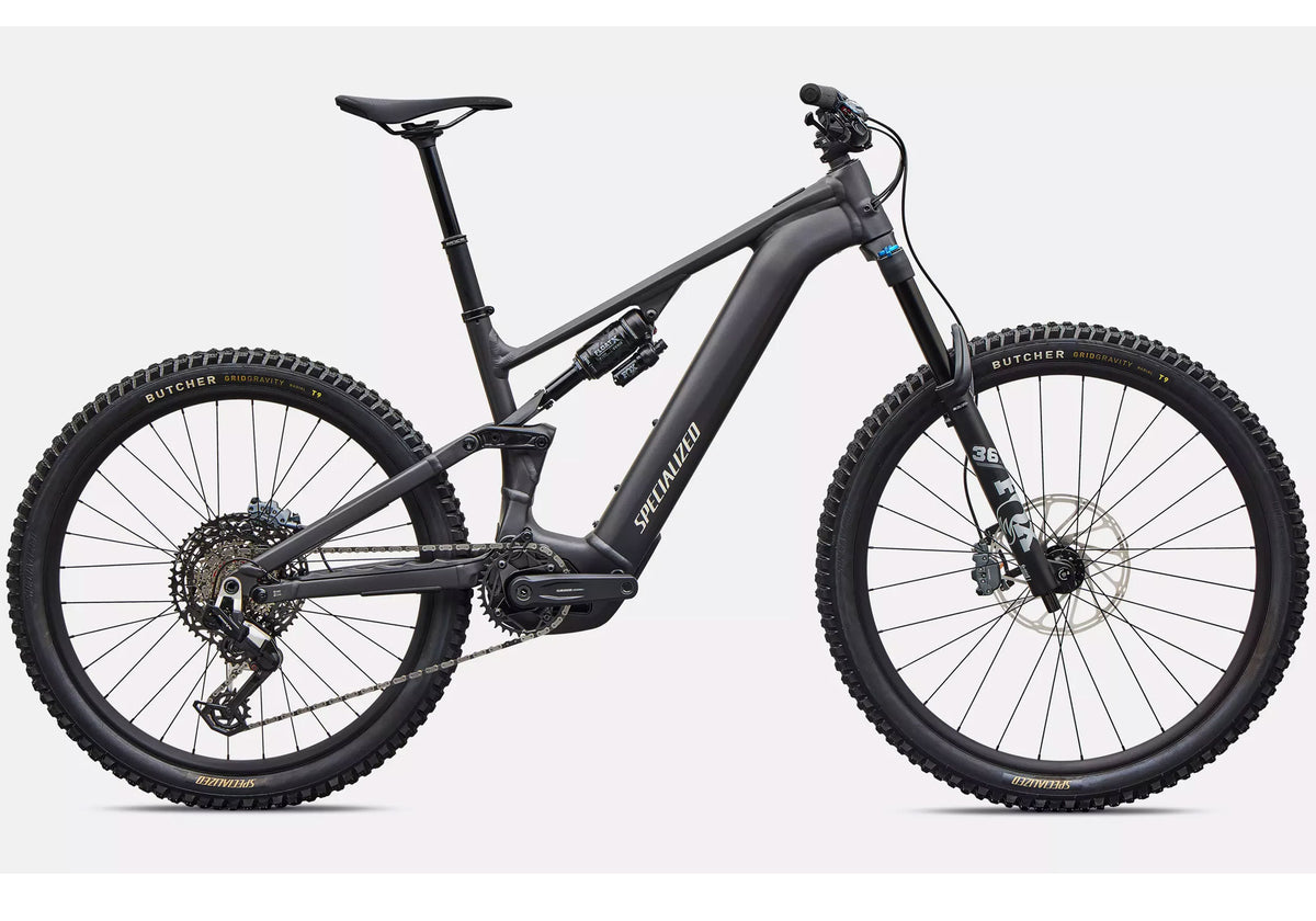 2027 Specialized Turbo Levo 4 Comp Alloy Unisex Electric Mountain Bike - Satin Metallic Obsidian / Birch image 2