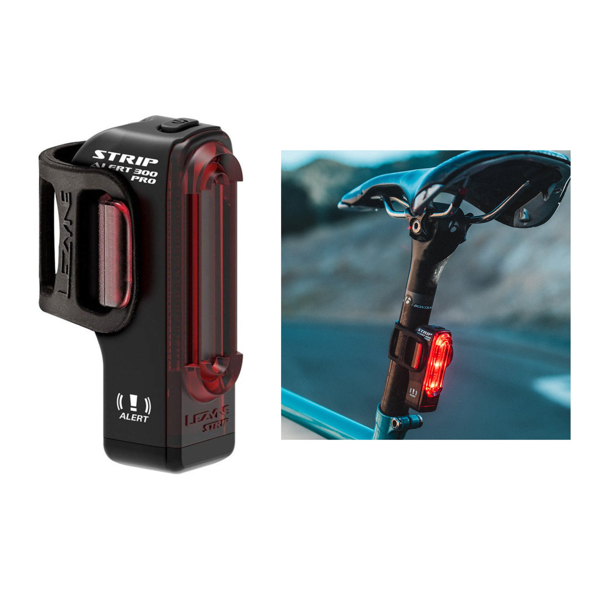 Lezyne Strip Pro Alert Drive Smart Rear Light 300 Lumen