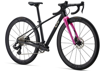 Giant Liv Seek 1 Girl's Road Bike, Black Chrome image 1