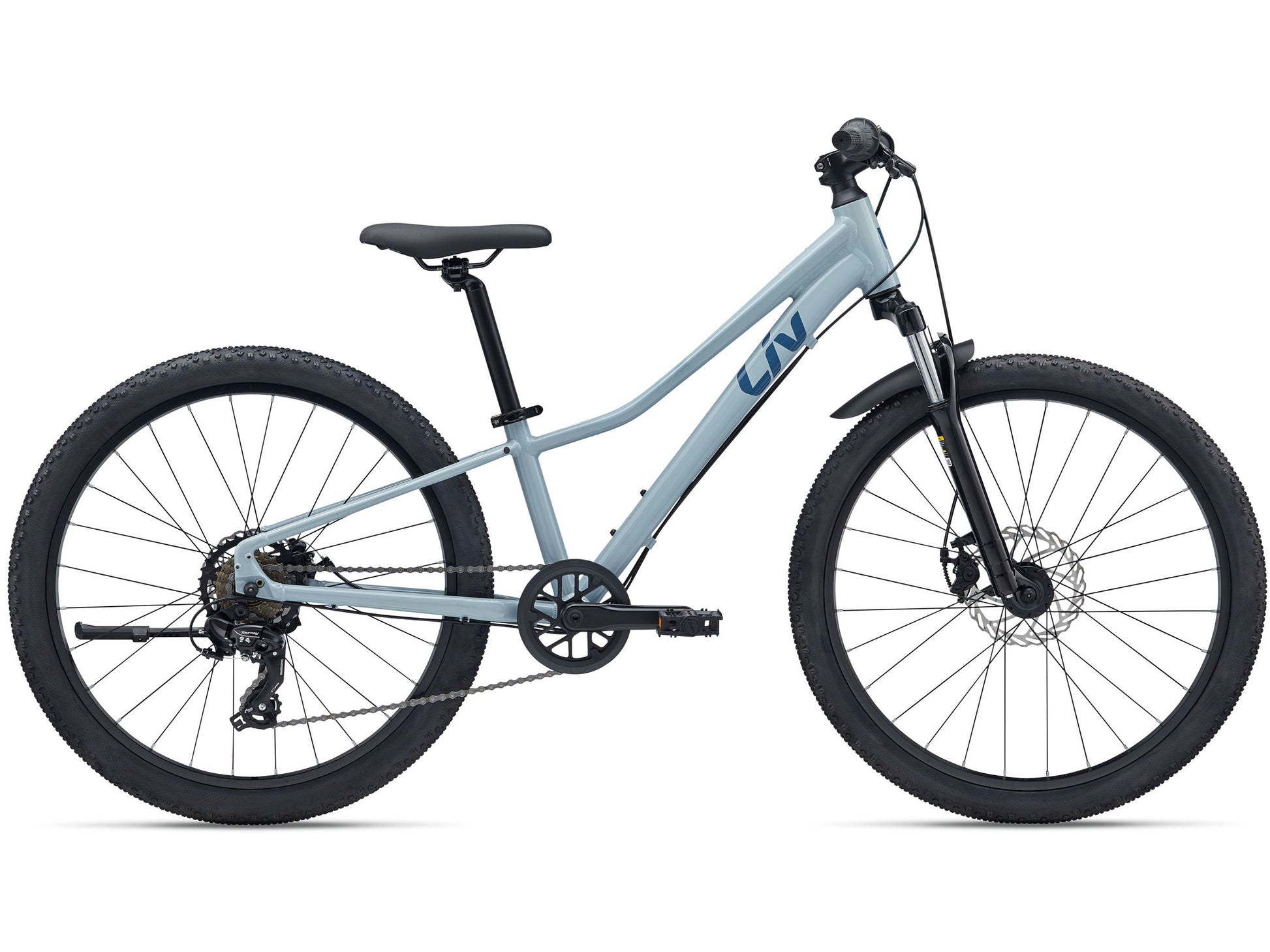 2026 Giant Liv Tempt 24 Disc, Girl's Mountain Bike, Dusty Blue