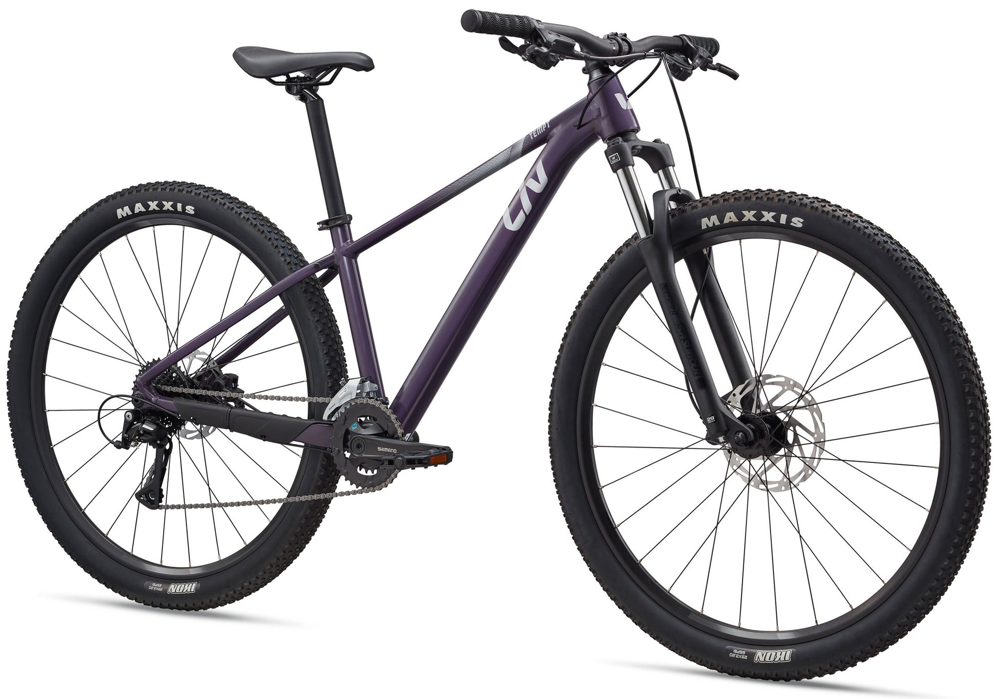 2025 Giant Liv Tempt 3 29 Women's Mountain Bike, Tyrian Purple front view