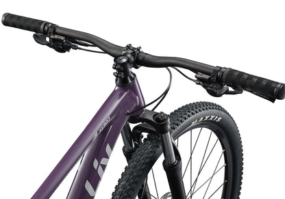 2025 Giant Liv Tempt 3 29 Women's Mountain Bike, Tyrian Purple handlebar detail