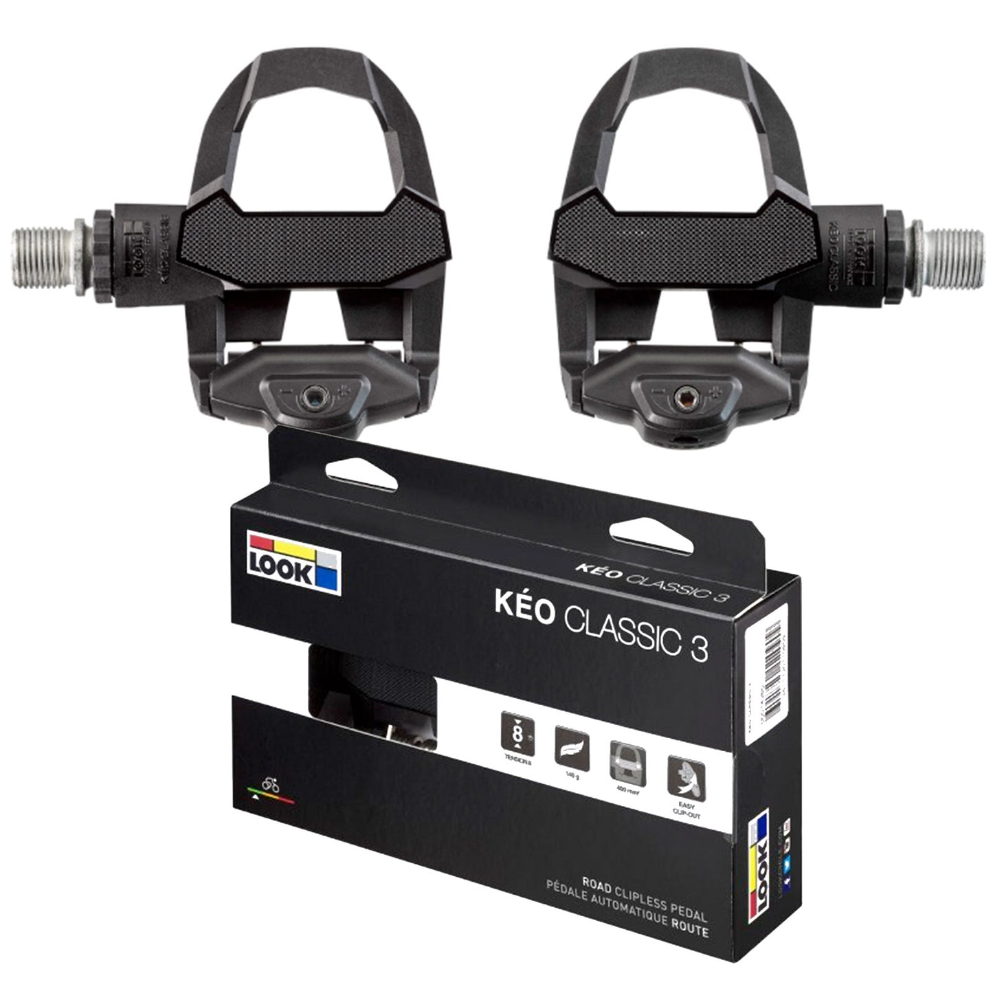 look keo pedale knacken Look Keo Classic 3 Road Pedals With Keo Grip Cleats