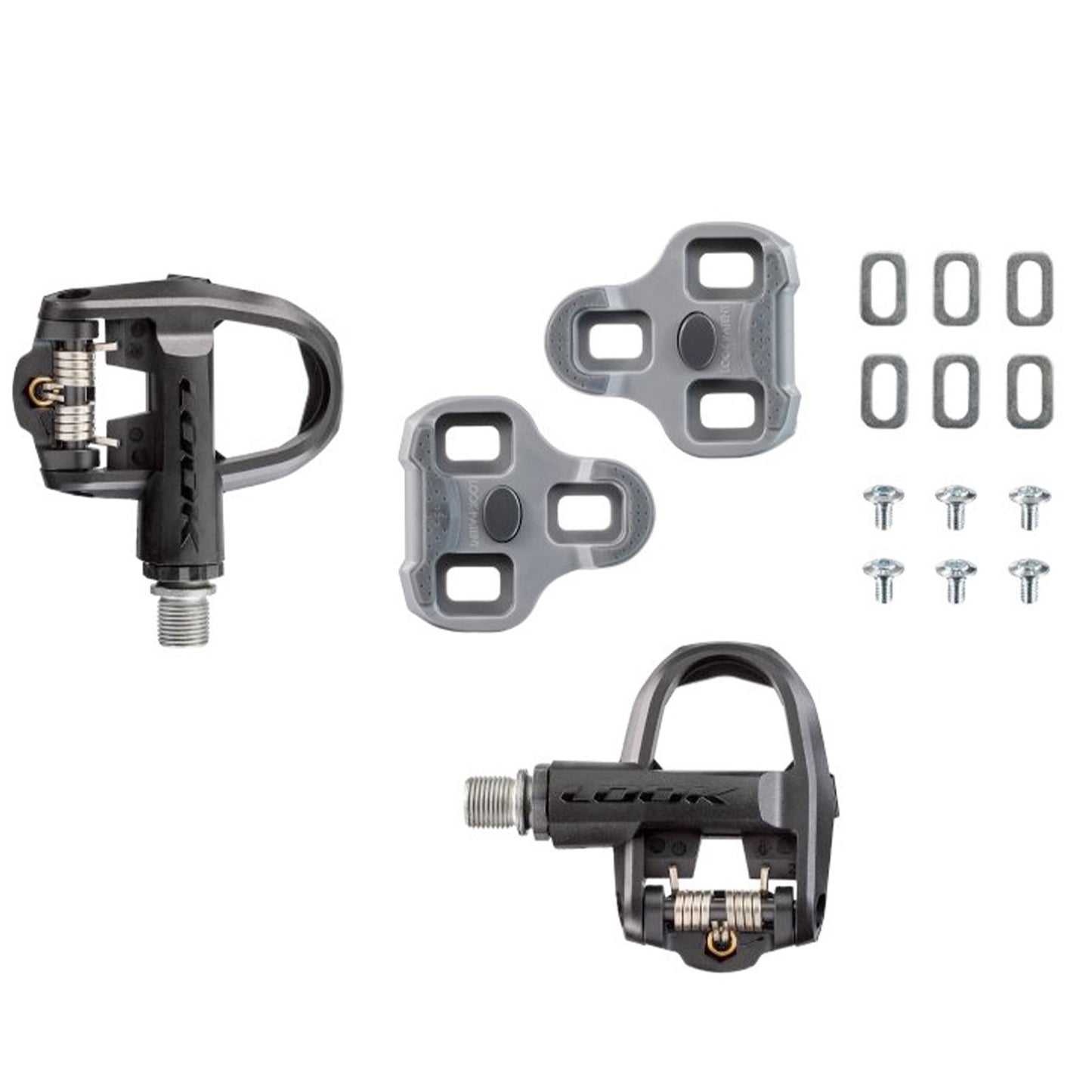 Look Keo Classic 3 Road Pedals With Keo Grip Cleats - Black