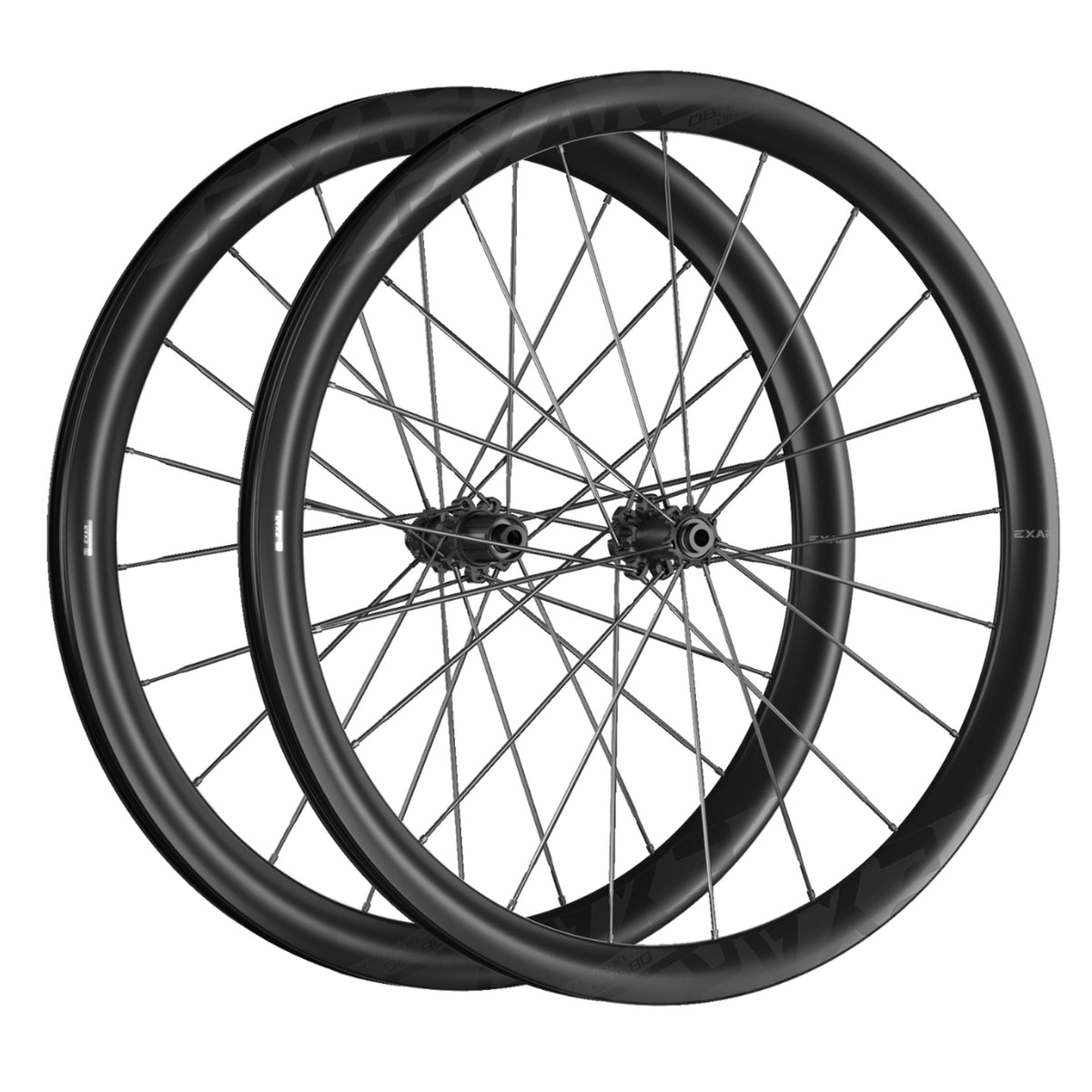 Magene EXAR DB405 Ultra Dark 40/45mm Carbon Wheelset 2026 - HG Freehub image 1