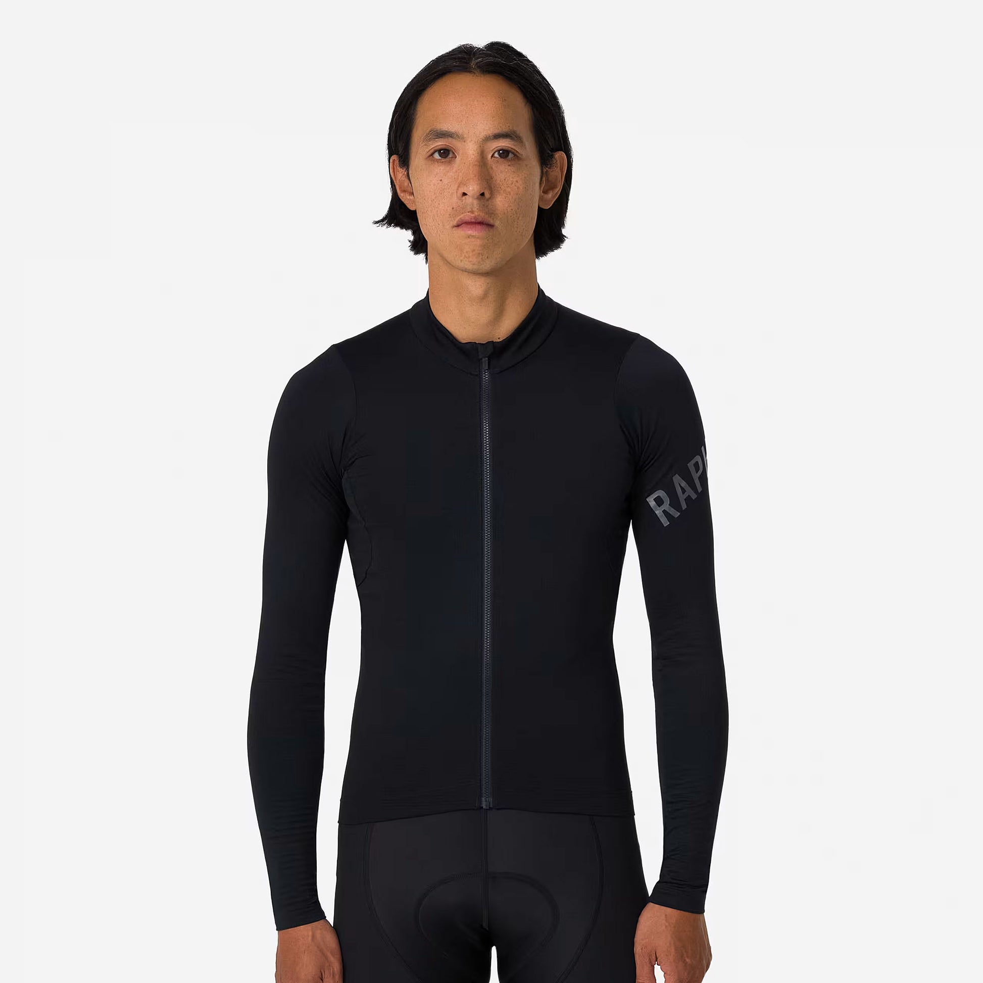 Rapha Men's Pro Team Long Sleeve Midweight Jersey, Black/White image 3