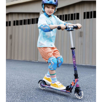 Micro Kids Knee & Elbow Pads Reflective - Alaskan Blue image 3