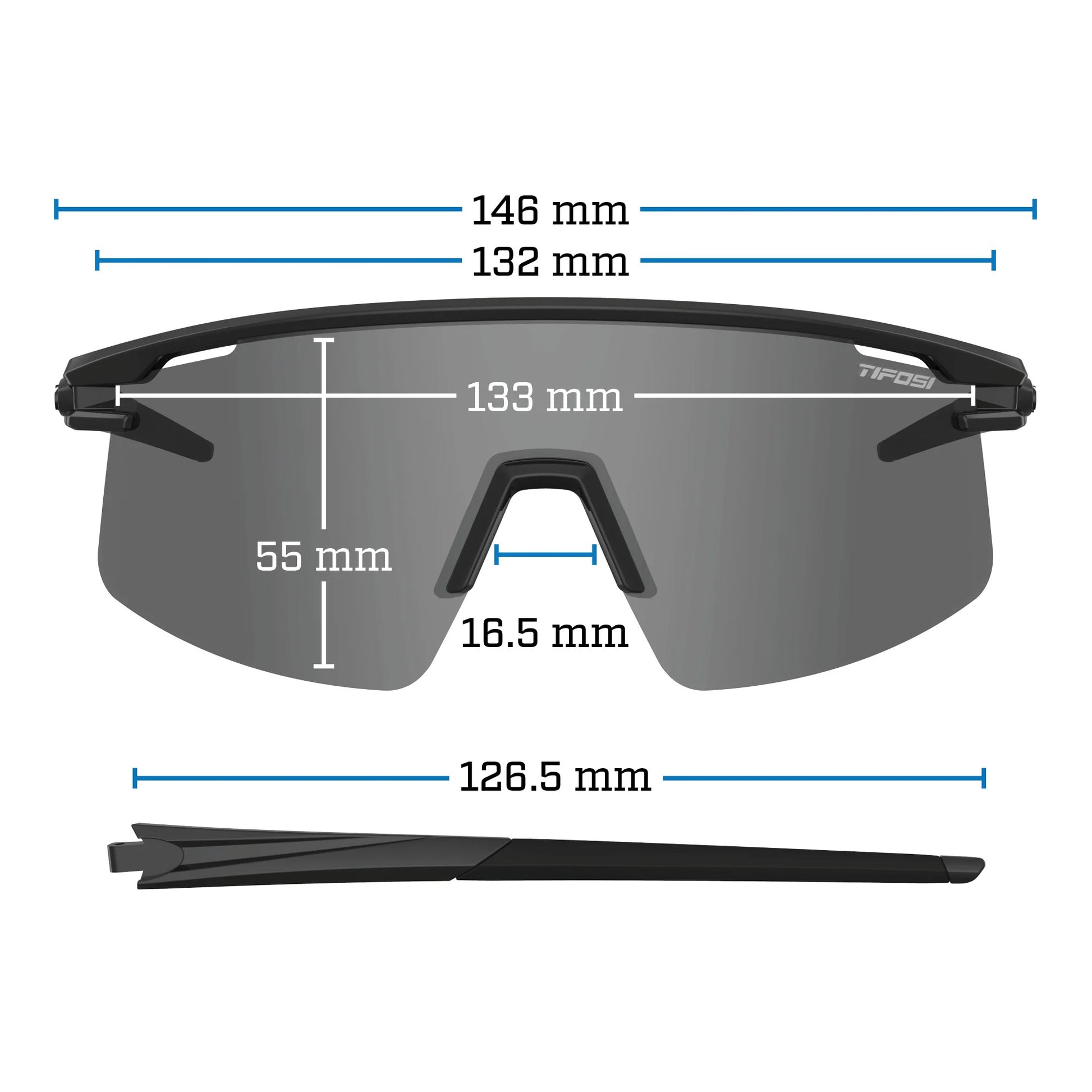 Tifosi Moab Lite Cycling Sunglasses, Matte Bronze with Clarion Red Fototec Lens image 4