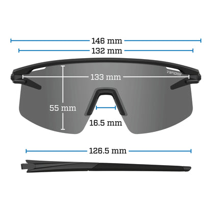 Tifosi Moab Lite Cycling Sunglasses, Matte Bronze with Clarion Red Fototec Lens image 4