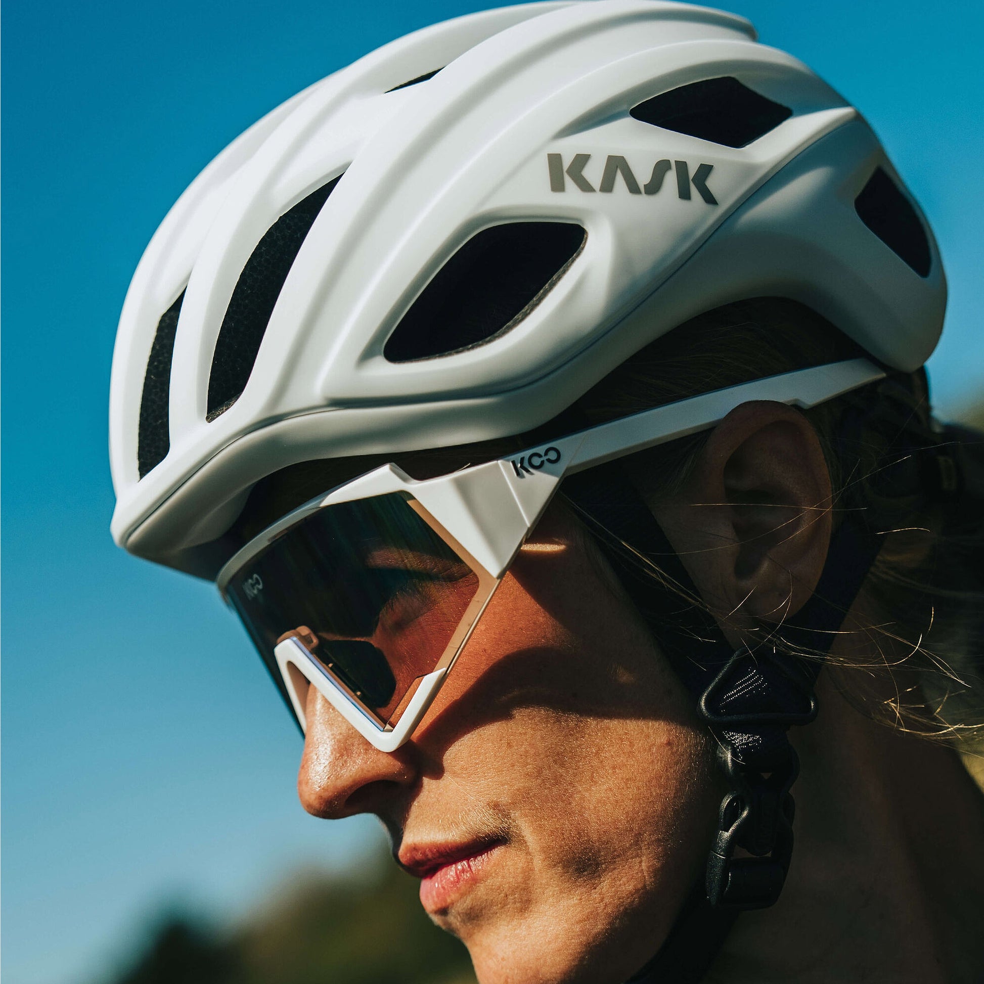 Kask Mojito 3 WG11 Road Cycling Helmet, Matt White image 3