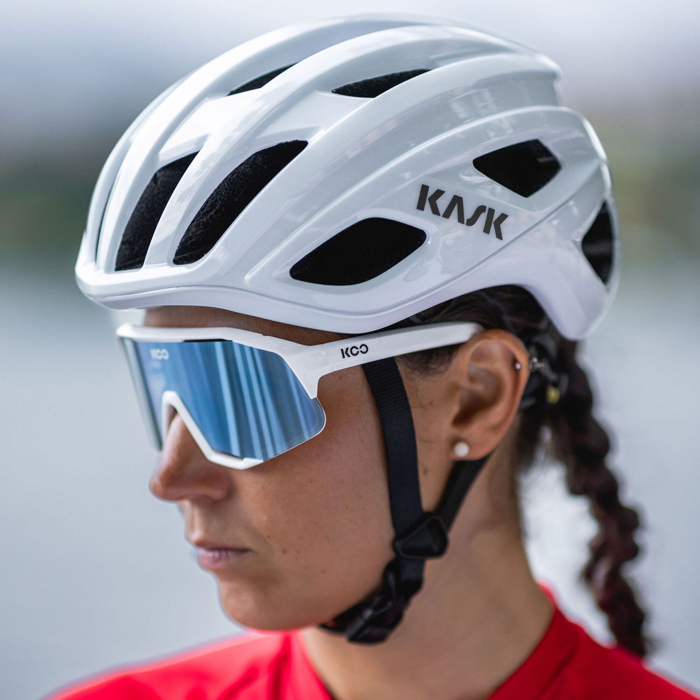 Kask Mojito3 WG11 Unisex Road Cycling Helmet, White image 4