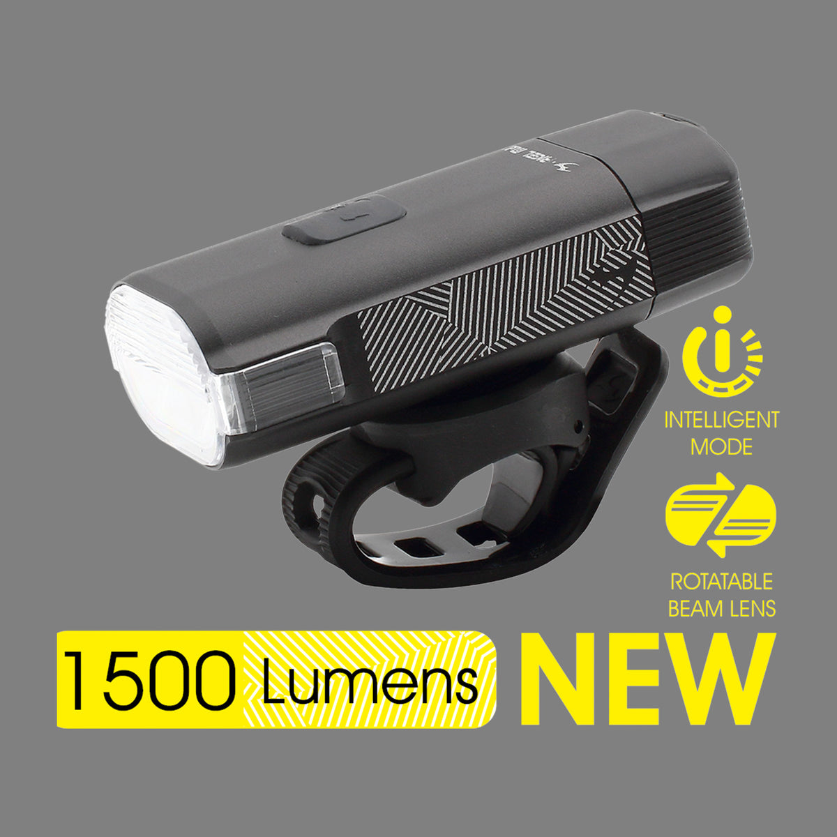 Moon Rigel Moon Rigel Max 1500 Lumen LED Rechargeable Bicycle Front Light ...