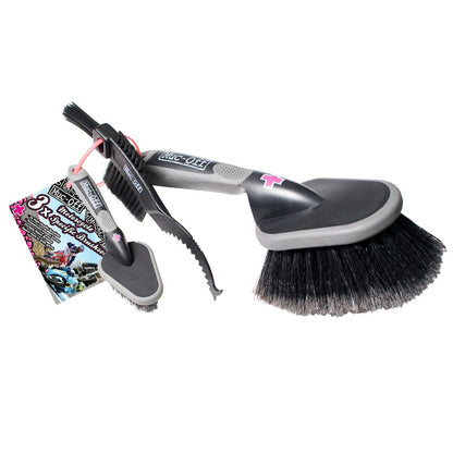 Muc-Off Bike Cleaning Premium Brush Kit with 3 Brushes