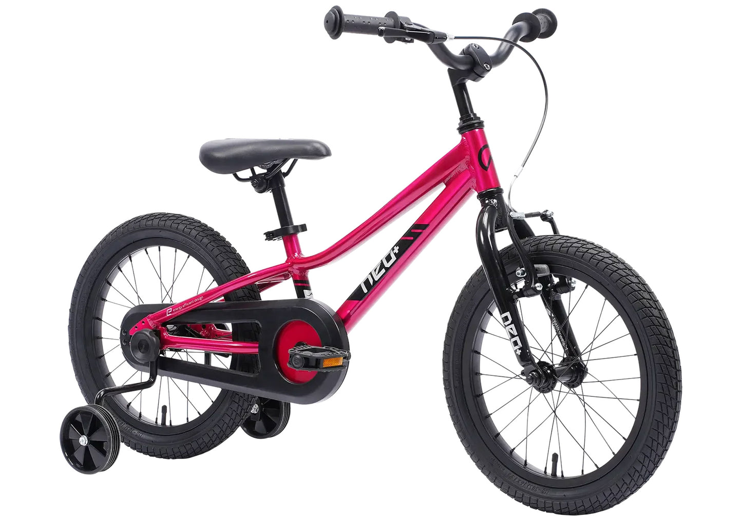 Neo+ 16 Children's Bike, Chrome Pink, Age 3-6 Years, Rider Height: 95-117cm 26513