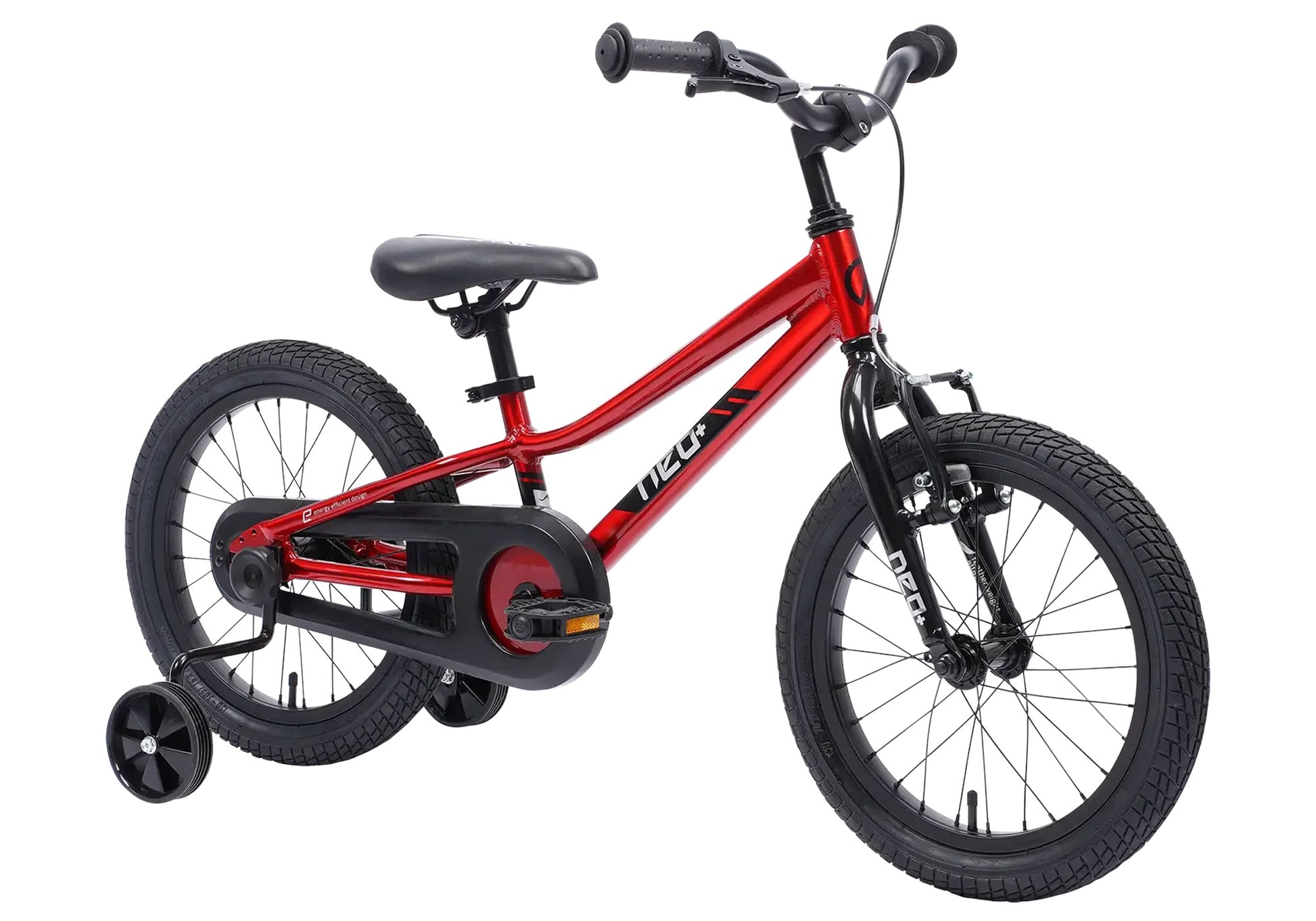 Neo+ 16 Children's Bike, Chrome Red, Age 3-6 Years, Rider Height: 95-117cm 26512