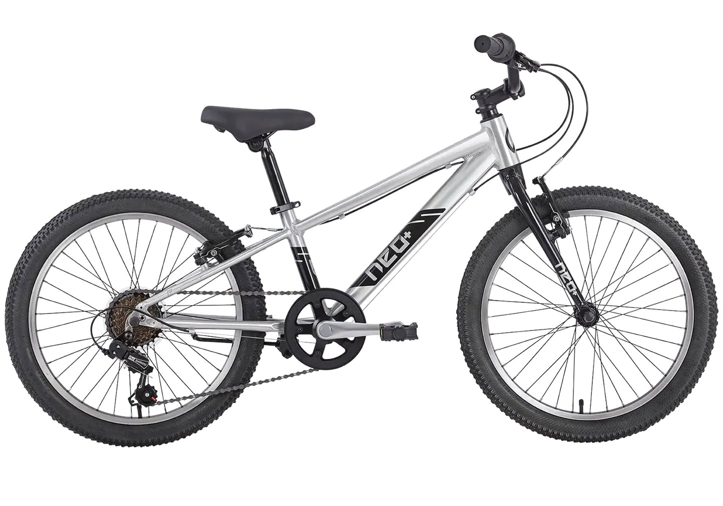 Neo+ 20 Children's Bike, Brushed Alloy, Age 5-8 Years, Rider Height: 114-132cm 26525 image 2