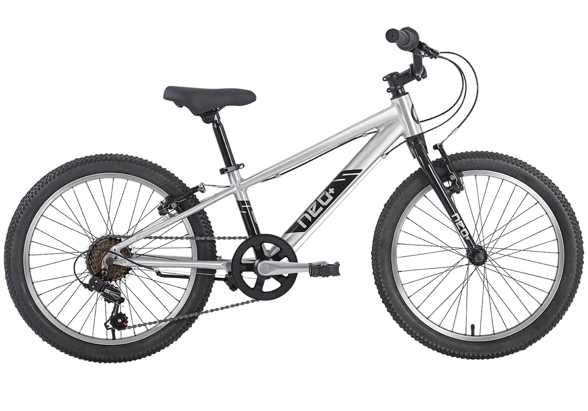 Neo+ 20 Children's Bike, Brushed Alloy, Age 5-8 Years, Rider Height: 114-132cm 26525 image 2