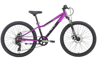 Neo Disc+ 24 7 Speed Childrens Bike - Chrome Purple image 2