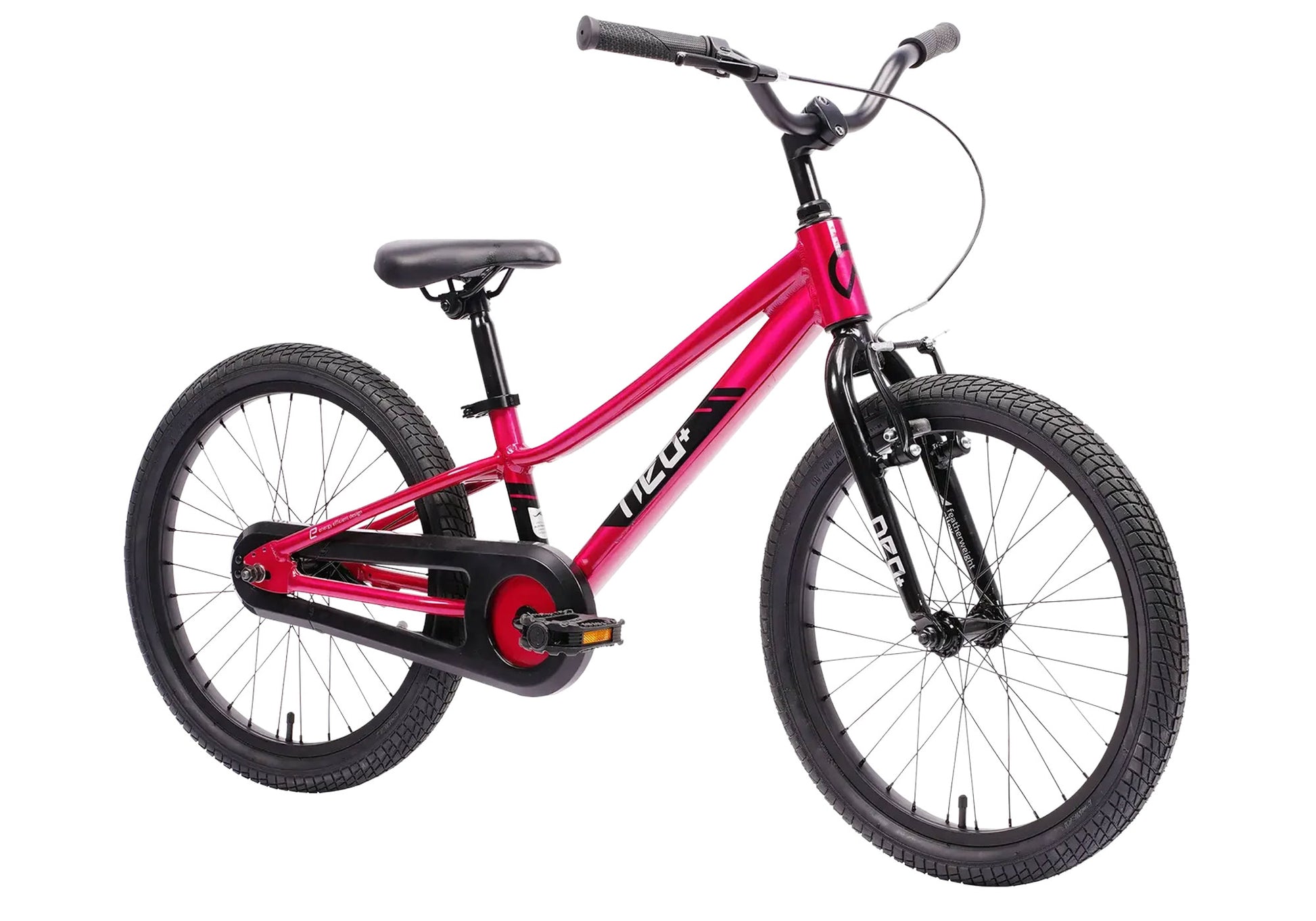 Neo+ 20 6 Speed Children's Bike, Chrome Pink, Age 5-8 Years, Rider Height: 114-132cm