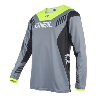 O'Neal Element FR Men's MTB Jersey - Hybrid Grey/Neon Yellow image 1