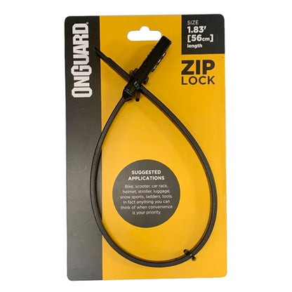 OnGuard Zip Lock Combo 56cm, Black