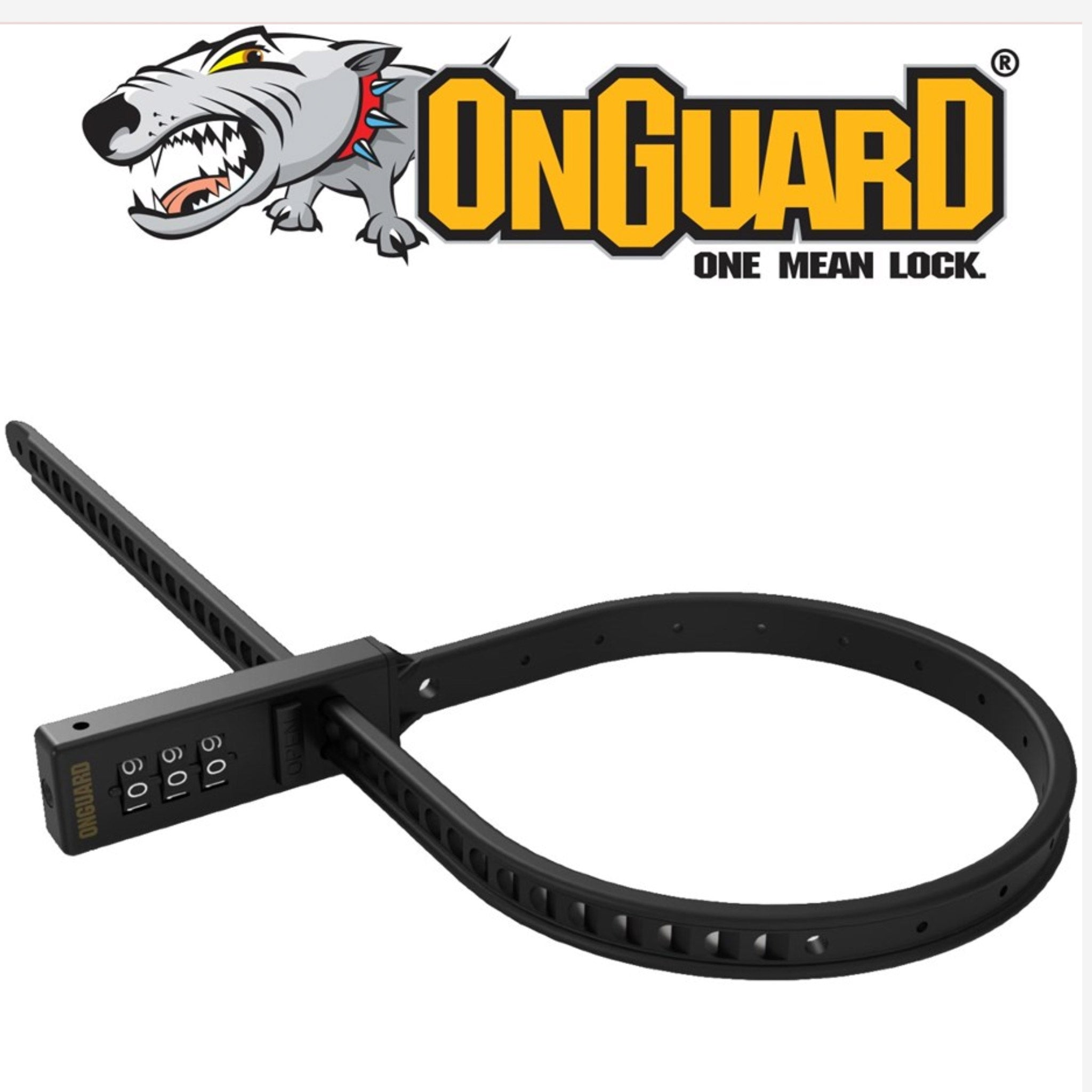 OnGuard Zip Lock Combo 56cm, Black – woolyswheels.com.au