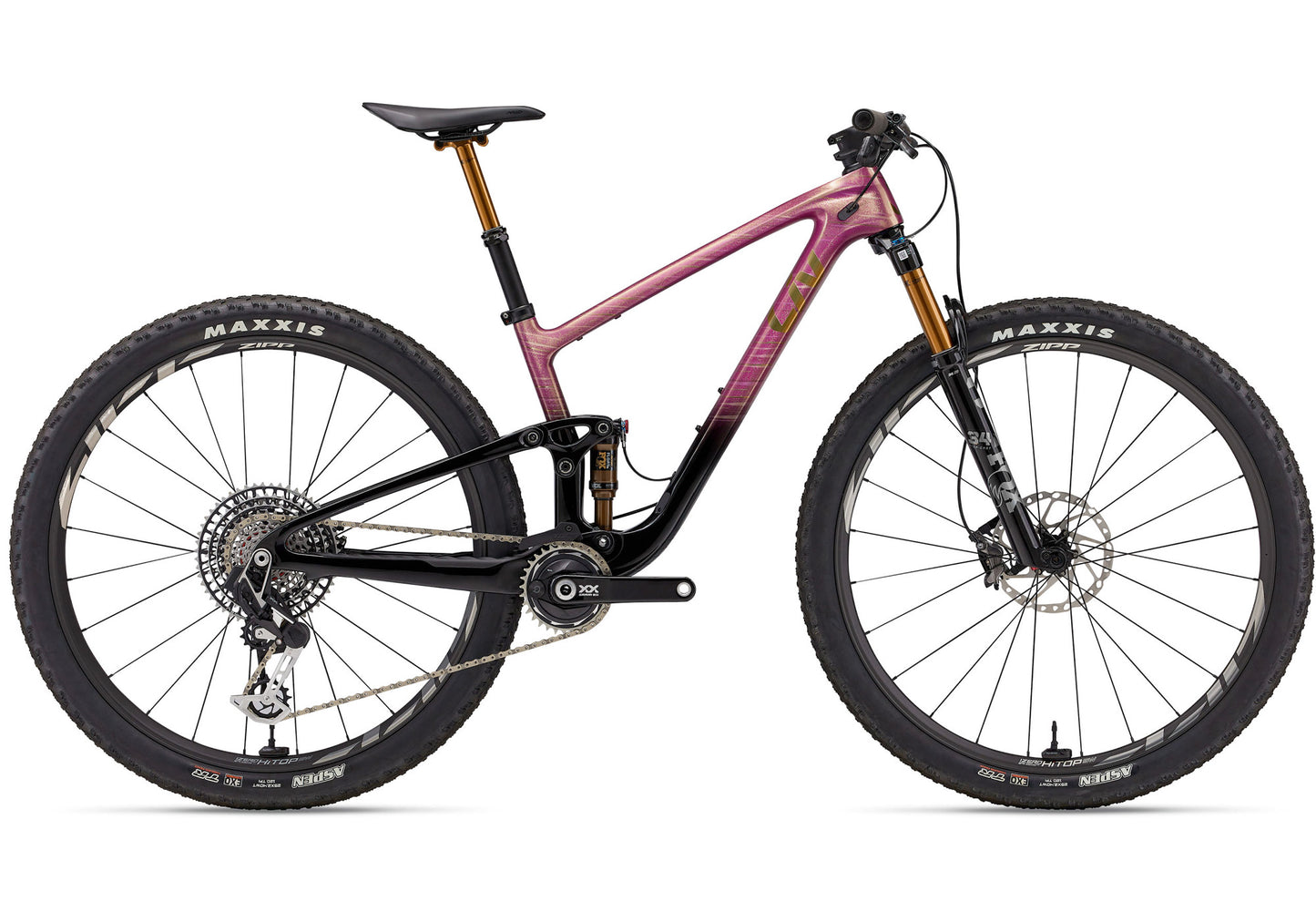 2024 Giant Liv Pique Advanced 29 0 Women's Mountain Bike, Mulberry Glitter