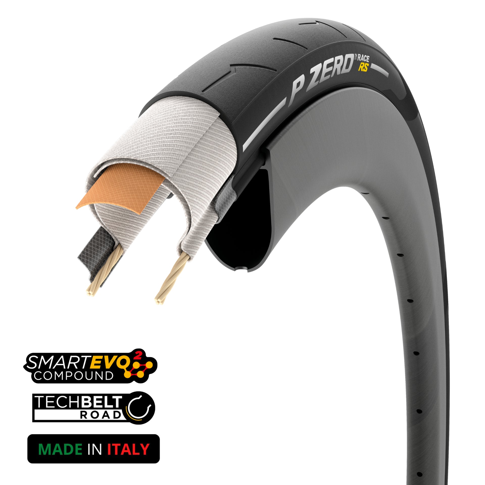 Pirelli P Zero Race RS Bicycle Tyre 700C 4688000,4675600,4678100 image 1