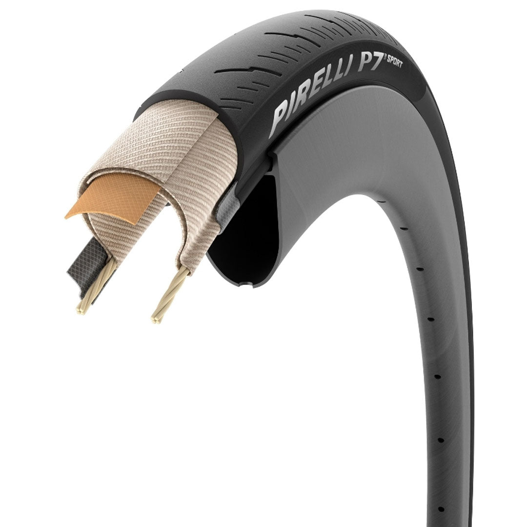 Pirelli P7 Sport Road Folding Road Tyre 700C image 1