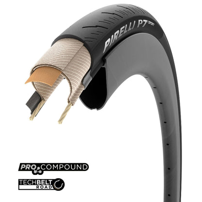 Pirelli P7 Sport Road Folding Road Tyre 700C image 4