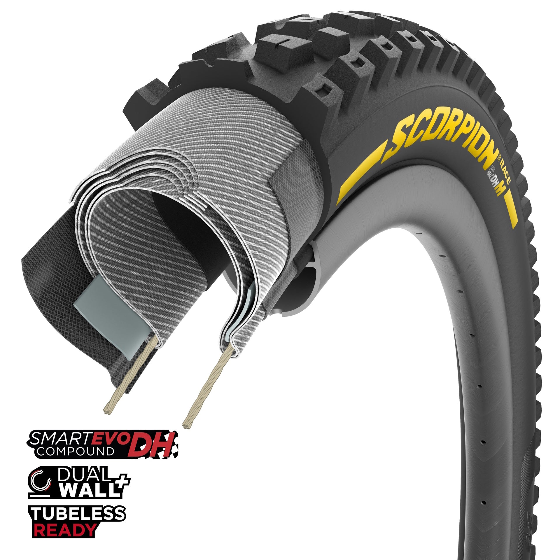 Pirelli Scorpion Race DH Mixed Terrain Mountain Bike Tyre 3907500,3907200 image 1