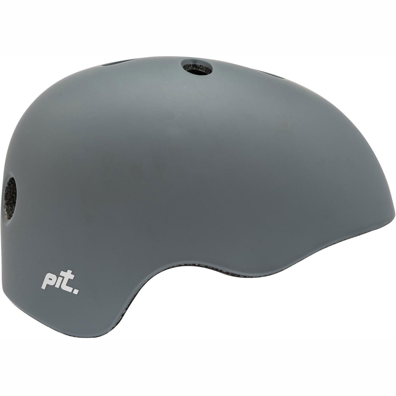 Pit Urban Bike and Skate Helmet, Grey, Medium, Large