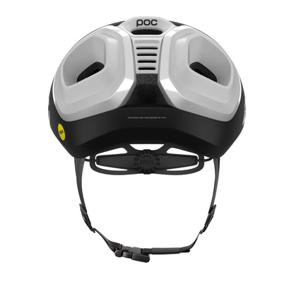 Poc Amidal Unisex Road Cycling Helmet, Uranium Black Matt/Hydrogen White image 3