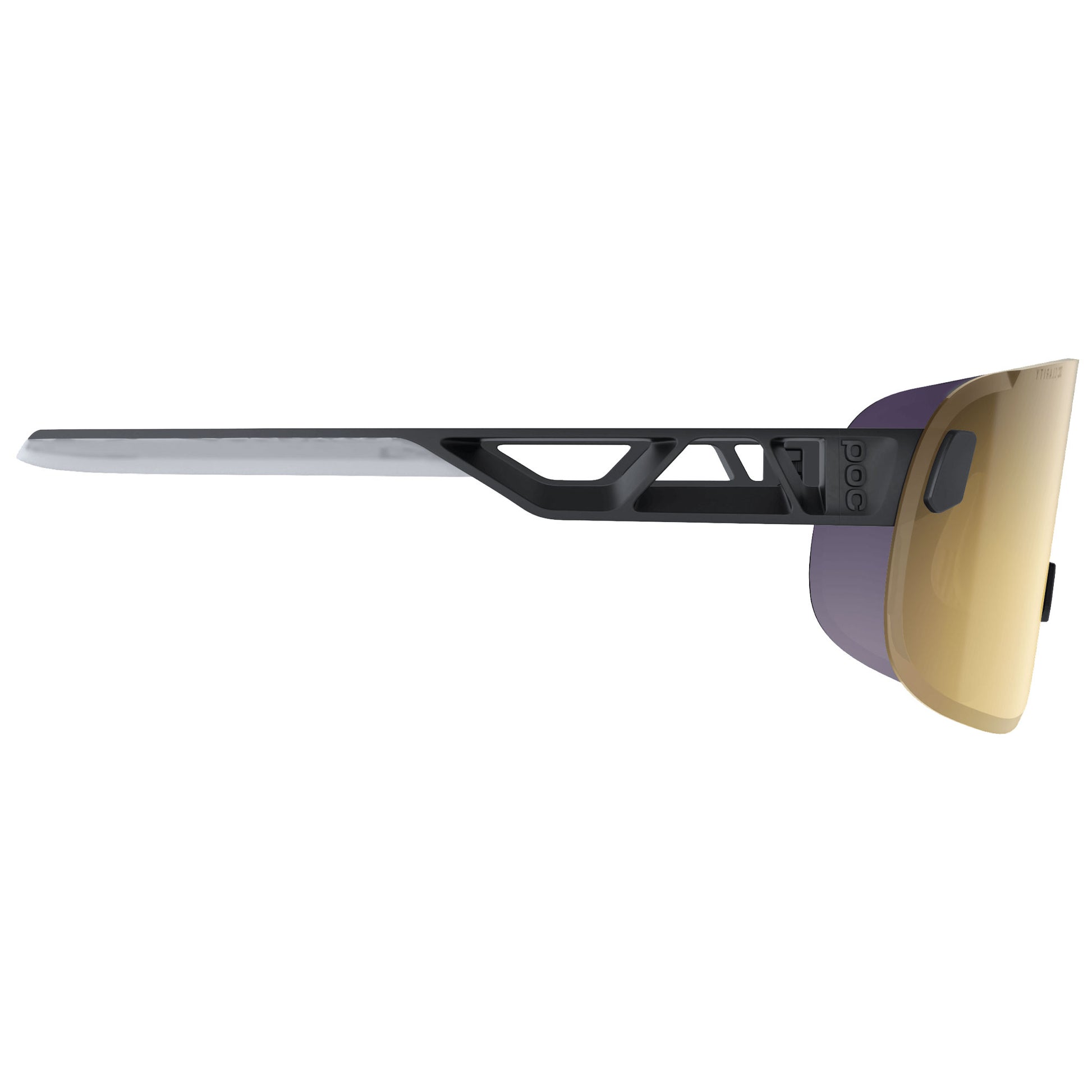 POC Elicit Unisex Cycling Sunglasses - Uranium Black/Clarity Road/Partly Sunny Gold EL10019550ONE1 image 3
