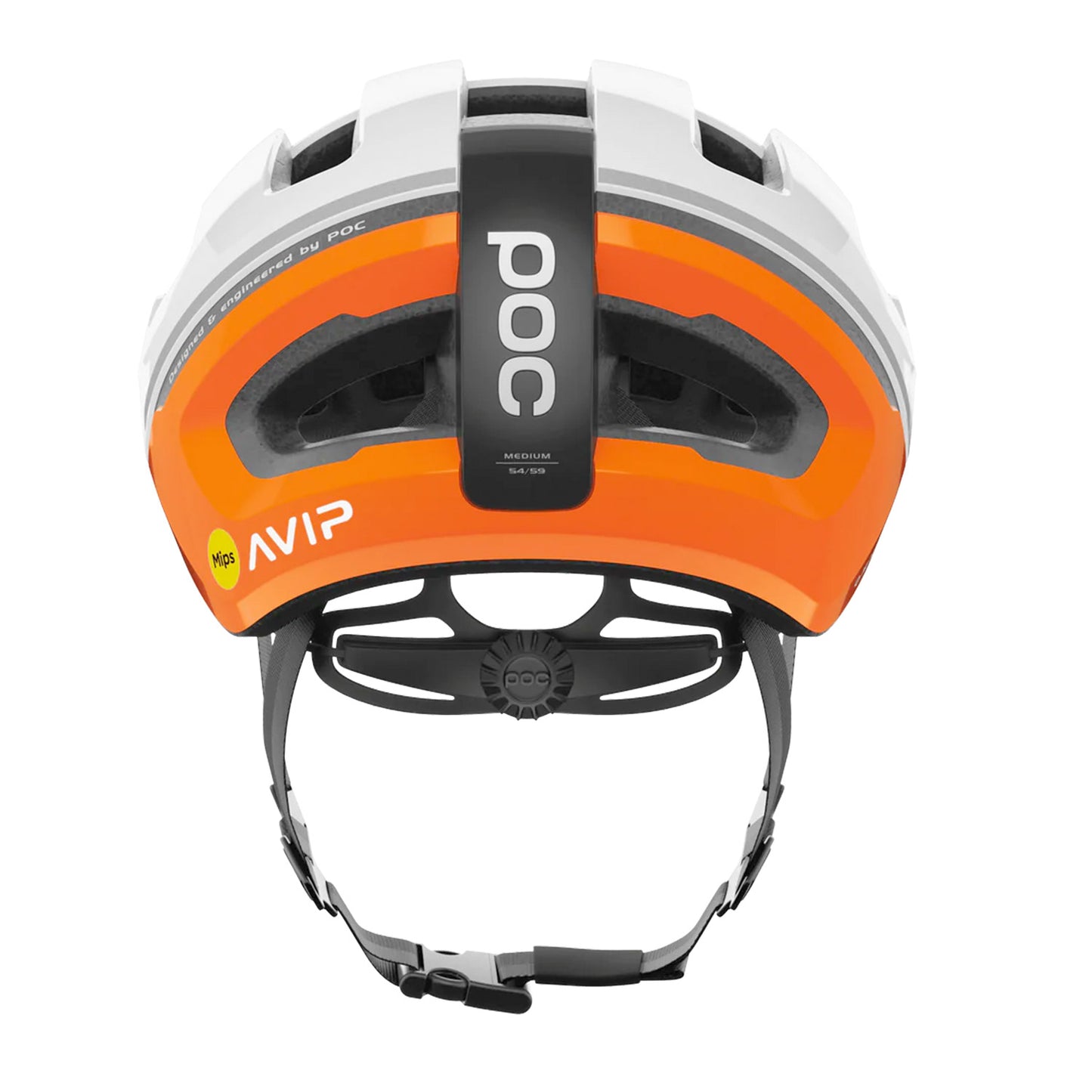 POC Omne Air Mips Unisex Road Cycling Helmet, Fluorescent Orange Avip