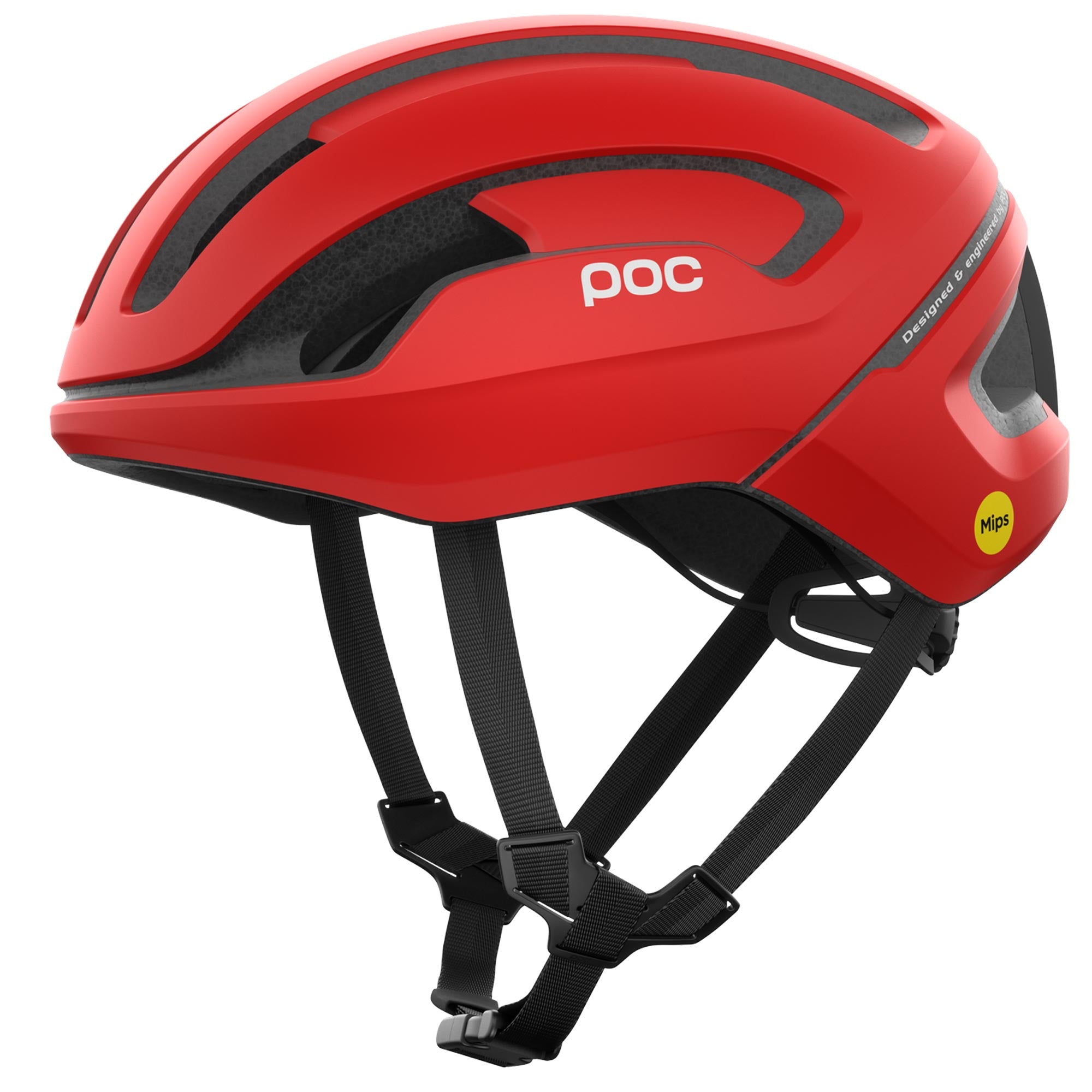 POC Omne Air MIPS Unisex Road Cycling Helmet Prismane Red woolyswheels