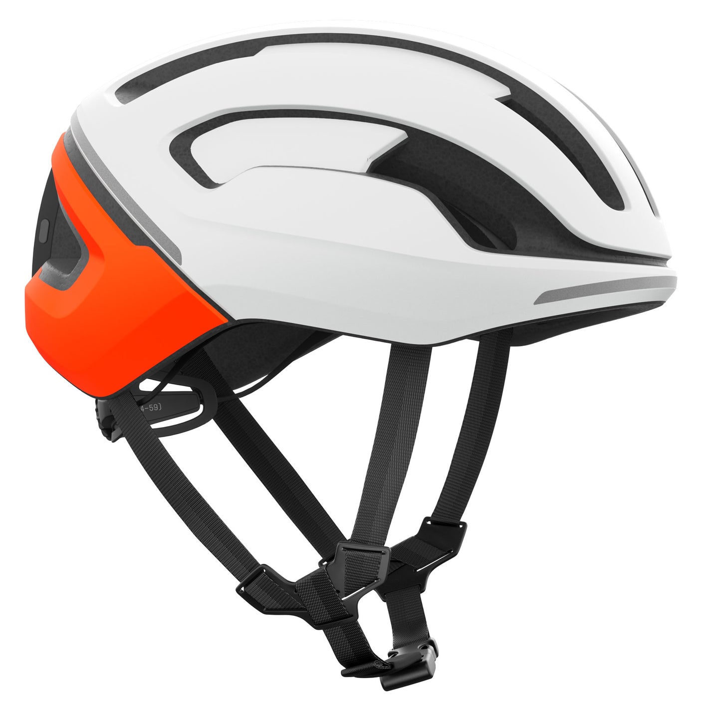 POC Omne Beacon MIPS Unisex Road Cycling Helmet - Hydrogen White / Orange PC108688834SML1,PC108688834MED1,PC108688834LRG1 image 3