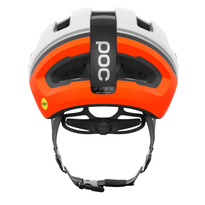 POC Omne Beacon MIPS Unisex Road Cycling Helmet - Hydrogen White / Orange PC108688834SML1,PC108688834MED1,PC108688834LRG1 image 2
