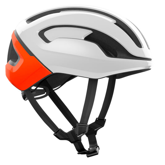 POC Omne Air MIPS Unisex Road Cycling Helmet, Hydrogen White/Fluorescent Orange image 1