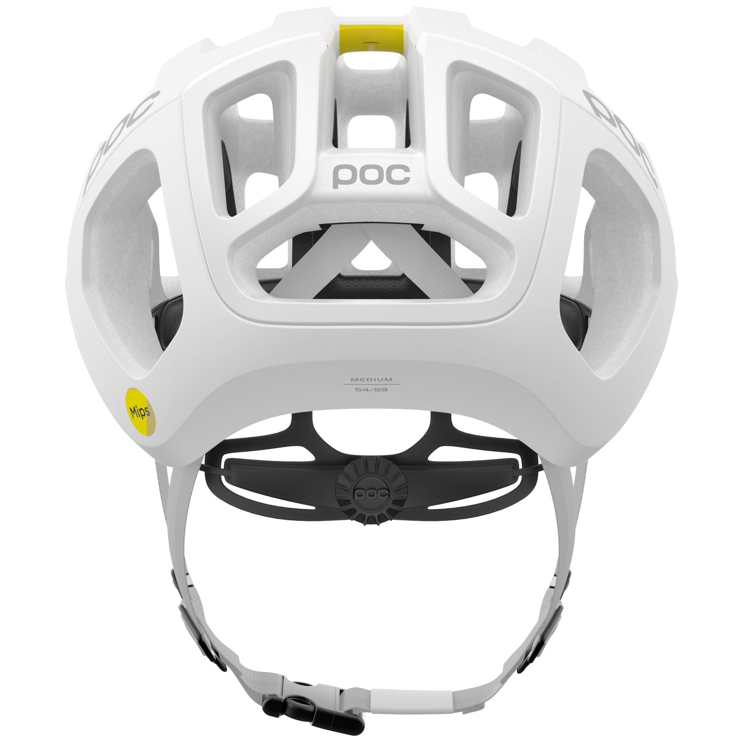 POC Ventral Air Mips Unisex Road Helmet, Hydrogen White Matt