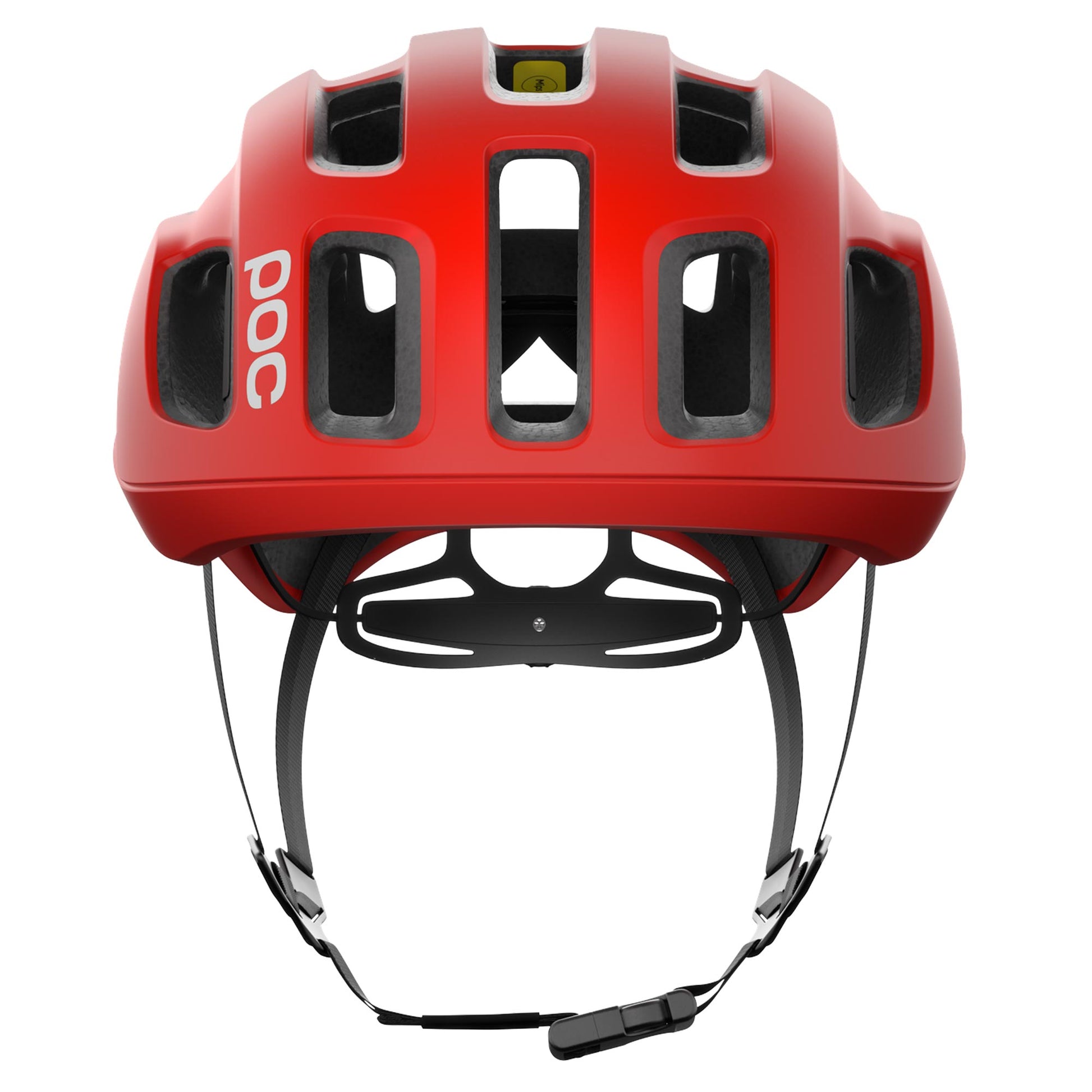 POC Ventral Air MIPS Unisex Road Helmet - Prismane Red Matt - Front View