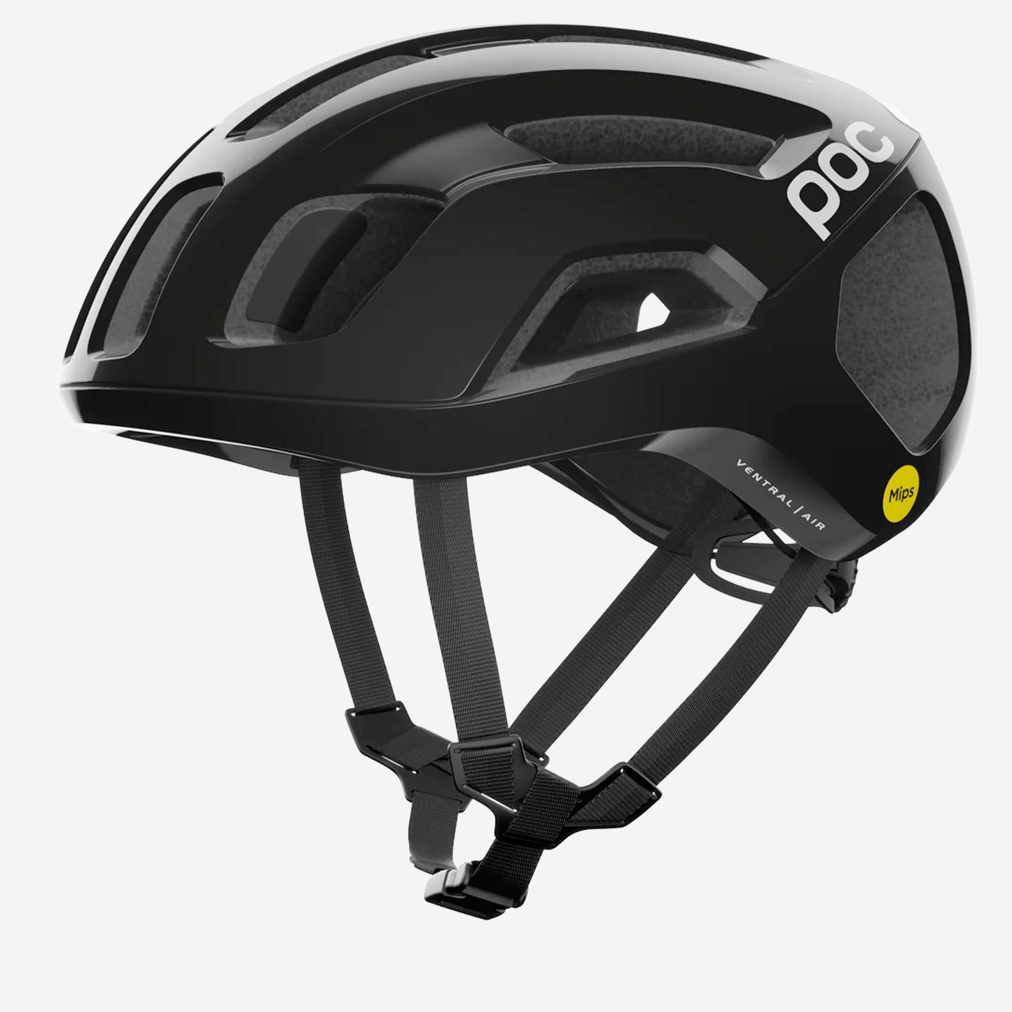 POC Ventral Air Mips Road Cycling Helmet, Uranium Black
