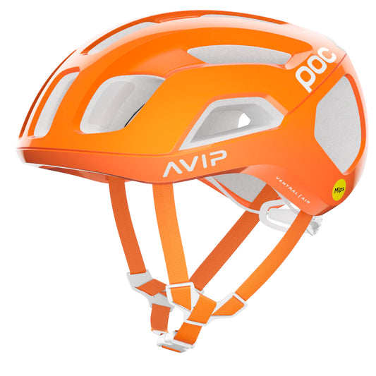 POC Ventral Air Mips Unisex Road Helmet, Fluorescent Orange AVIP